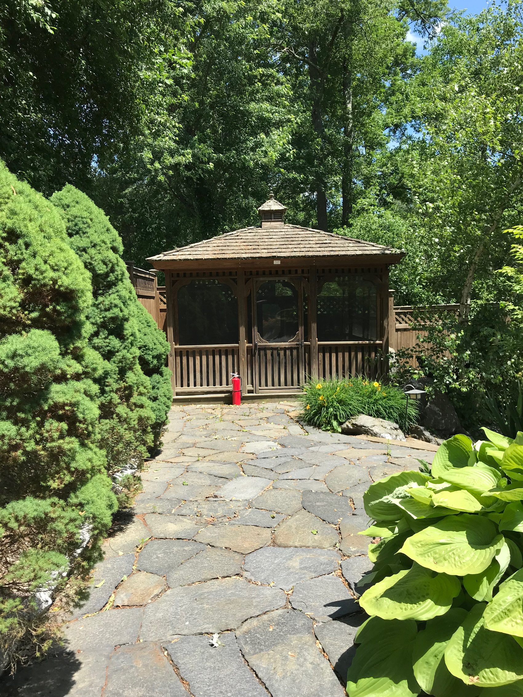 Screened gazebo